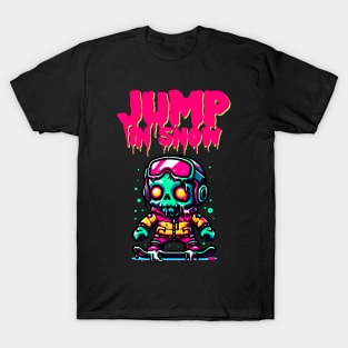 Zombie Snowboarding T-Shirt